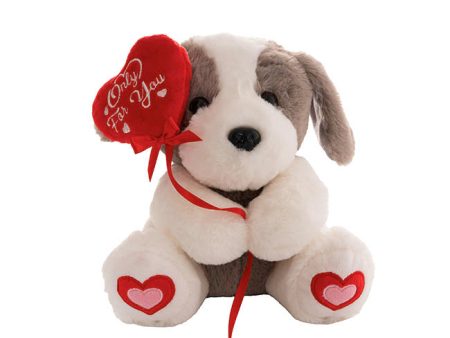 Puppy Harrold w Only For You Heart Plush Toy Cream (21cmST) Fashion