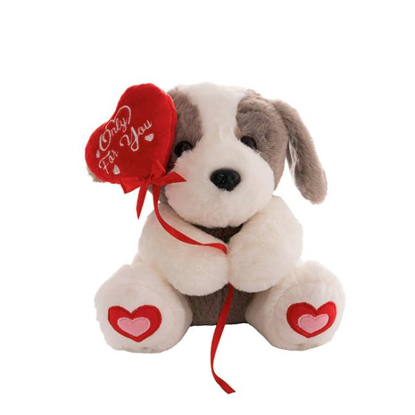 Puppy Harrold w Only For You Heart Plush Toy Cream (21cmST) Fashion