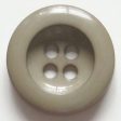 34mm 4-Hole Round Button - beige on Sale