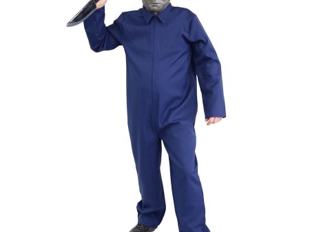 Blue Halloween Boiler Overall Costume Online