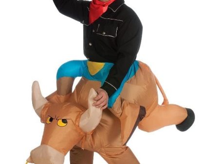 Bull Rider Inflatable Adult Costume Fashion