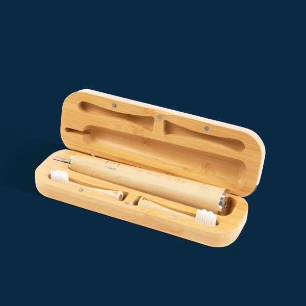 Bamboo Sonic Toothbrush with Travel Case by Better & Better Online Hot Sale