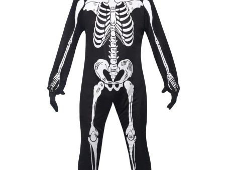 Skeleton Halloween Costume Adult Jumpsuit Supply