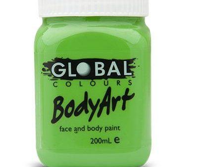 Light Green Body and Face Paint Cheap