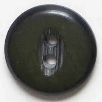 18mm 2-Hole Round Button - dark brown For Cheap