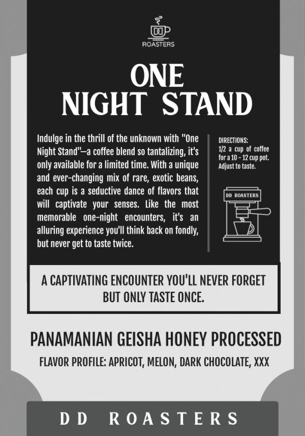 DD Roasters ONS Panamanian Honey Processed Geisha Single Pack For Sale