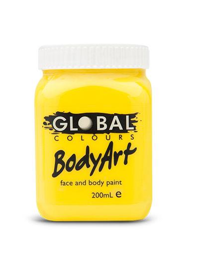 Yellow Body and Face Paint For Cheap