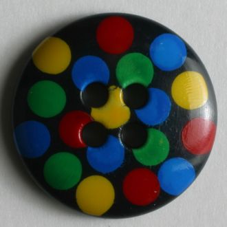 15mm 4-Hole Round Button - Multi For Cheap