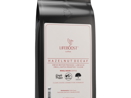 Hazelnut Decaf Coffee By Life Boost Coffee on Sale