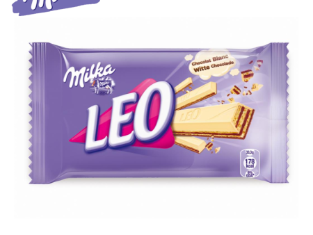 Milka LEO Witte Chocoladerepen - 32 x 33 g Discount