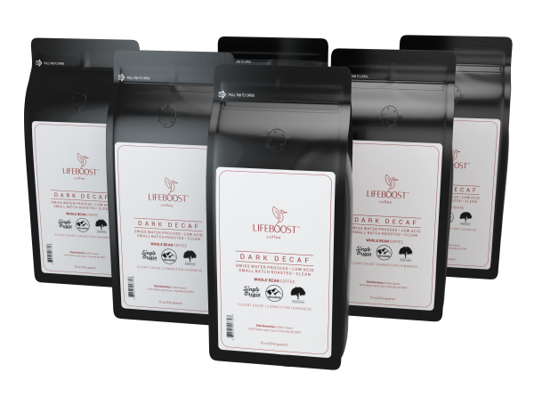 Dark Roast Decaf By Life Boost Coffee Fashion