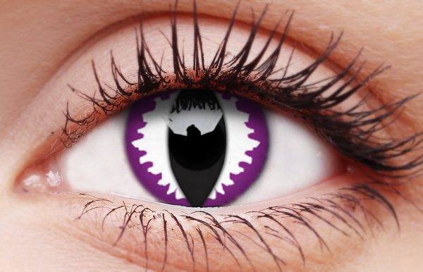 Purple Dragon Coloured Contact Lenses Fashion