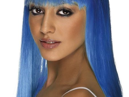 Blue Wig Glamour Cheap