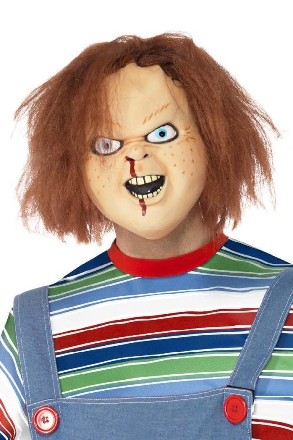 Chucky Child s Play 2 Adult Latex Mask Halloween Accessory on Sale