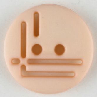 14mm 2-Hole Round Button - pink Cheap