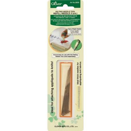 Clover Needle Felting Refill Heavy Weight Hot on Sale