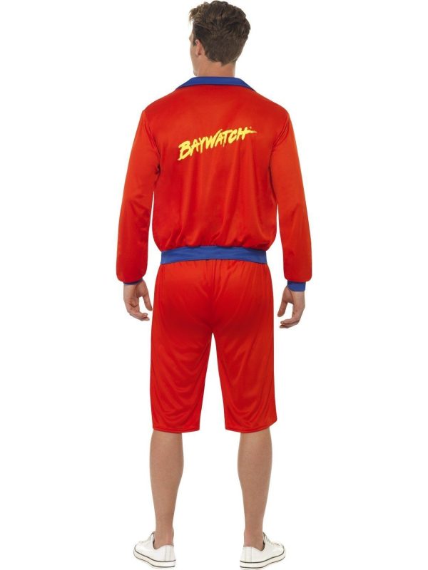 Baywatch Beach Men s Lifeguard 80s Costume on Sale