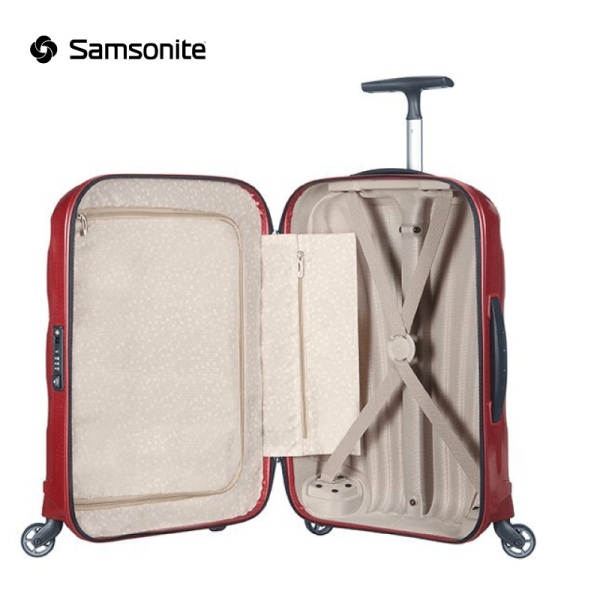 Samsonite - Cosmolite Spinner Suitcase (Hand Luggage) 55 cm 36 liters - Red For Cheap