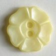 13mm 2-Hole Flower Button - yellow Hot on Sale