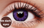 Ultra Violet Coloured Contact Lenses Supply