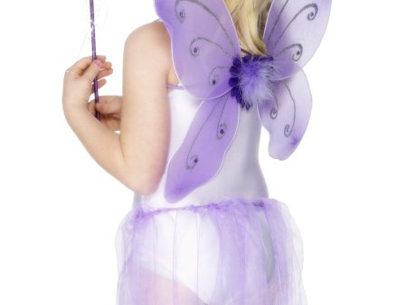 Butterfly Wings & Wand, Purple Online Hot Sale