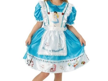 Alice in Wonderland Deluxe Girl s Costume Online now