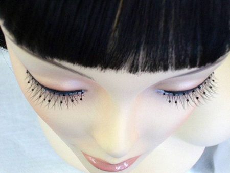 Beads Black False Eyelashes Black Fashion