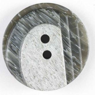 23mm 2-Hole Round Button - gray two-tone Supply