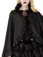 Black Gothic Cape Vampire Halloween Women s Online Sale