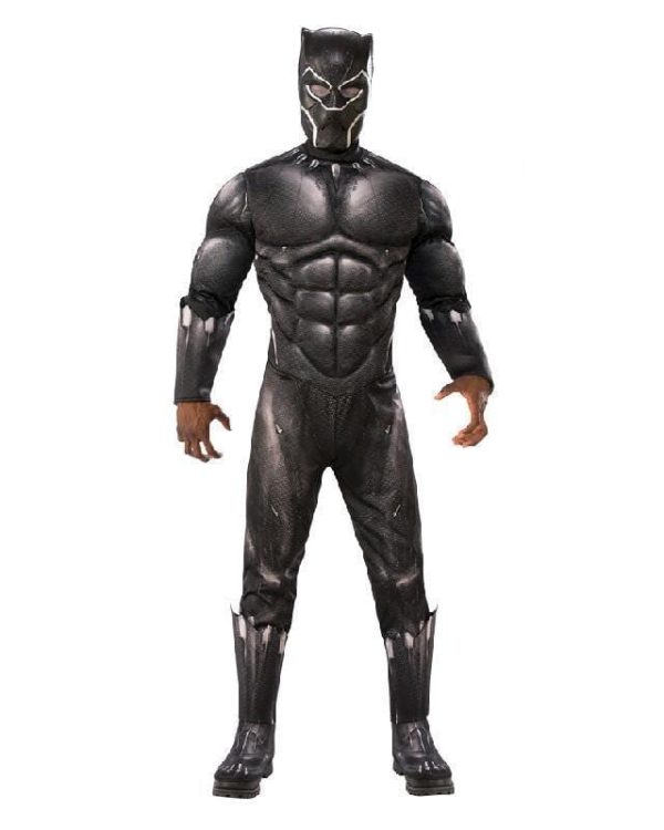 Black Panther Marvel Deluxe Adult Super Heroes Costume Cheap