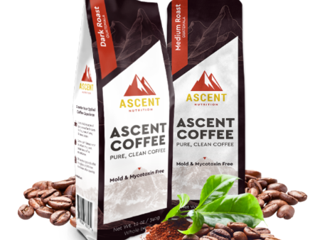 Ascent Organic Mycotoxin Tested Coffee, 12 oz Bag by Ascent Nutrition Online Sale