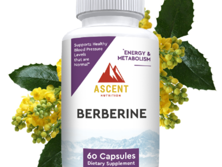 Berberine Complex, 60 Capsules, 600 mg each by Ascent Nutrition Sale