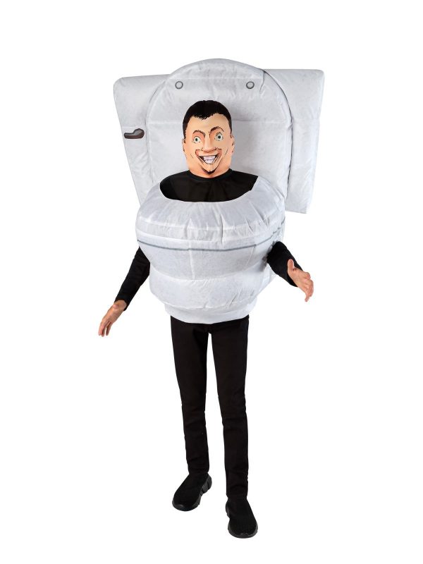 Skibdi Toilet Inflatable Kids Costume For Sale