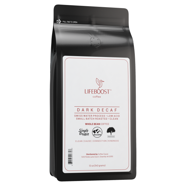 Dark Roast Decaf By Life Boost Coffee Fashion