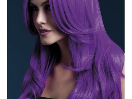 Khloe Neon Purple Heat Resistant Accessory Wig Online