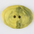 30mm 2-Hole Oval Button - yellow on Sale