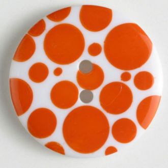 20mm 2-Hole Round Button - orange For Cheap