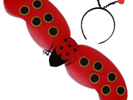 Ladybug Wings & Headband Book Week Children s Accessory Online Sale