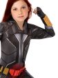 Black Widow Deluxe Costume for Girls Cheap