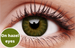 Glamour Green Colured Contact Lenses Online Hot Sale