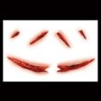 Smiley Halloween Costume Makeup 3D FX Transfers Hot on Sale