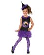 Tutu Witch Black Cat Toddler Girls Halloween Costume on Sale