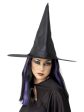 Black Shiny Witch Hat Cheap