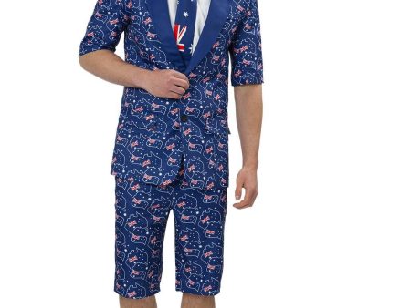 Australian Flag Men s Suit For Cheap