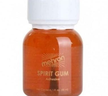 Spirit Gum Mehron 30ml Adhesive For Sale