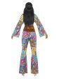 Hippy Flower Power Costume 60 s Multi-Colored Fashion