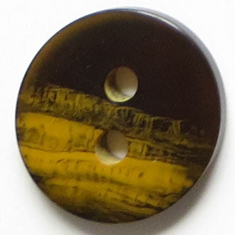 25mm 2-Hole Round Button - yellow For Discount