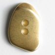 30mm 2-Hole Irregular Button - dull gold Hot on Sale