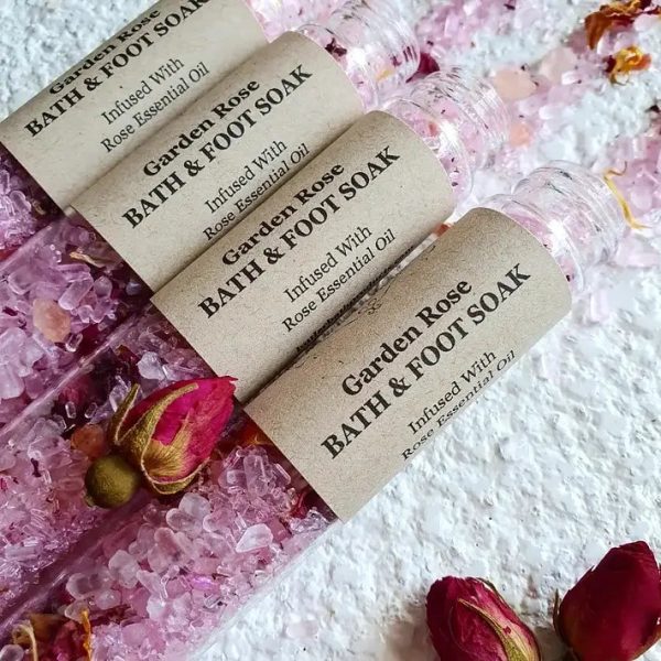 Bath salt soak test tubes: Rose Online