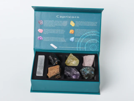 Zodiac Gemstone Guardian Gift Set - 12 Constellations: Capricorn (Dec 22 - Jan 19) Online now